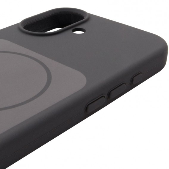 Чохол Silk Duo Color (AA) NO LOGO with Magnetic Fit для Apple iPhone 17 (6.3") Gray