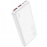 Power Bank Hoco J101 Astute 10 000 мА·ч, PD 20 Вт + 22,5 Вт, Белый / White Power Bank Hoco J101 Astute 10 000 мА·ч, PD 20 Вт + 22,5 Вт, Белый / White