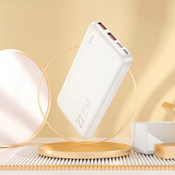 Портативний ЗП Power Bank Hoco J101 Astute PD20W+22.5W 10000 mAh White Портативний ЗП Power Bank Hoco J101 Astute PD20W+22.5W 10000 mAh White