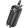 Портативний ЗП Power Bank Hoco J132B Sabio 22.5W+PD20W with 3 cables 30000 mAh Black