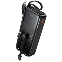 Портативное ЗУ Power Bank Hoco J156A Founder 22.5W+PD20W with 4 cables 20000 mAh Black