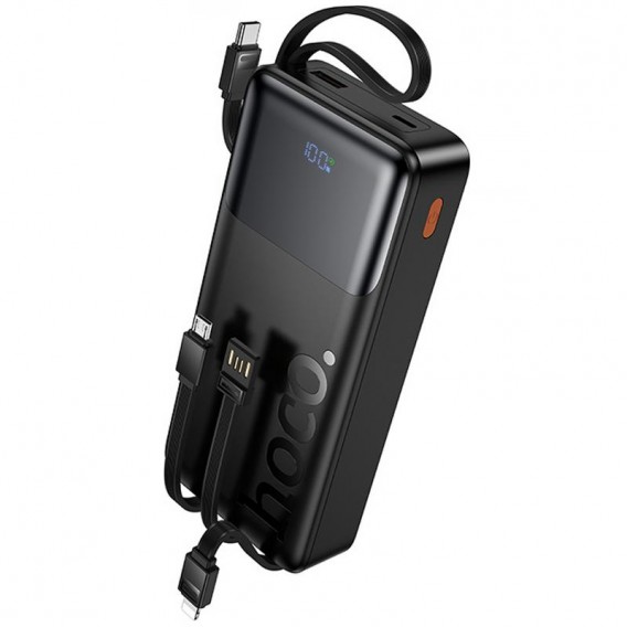 Портативний ЗП Power Bank Hoco J156A Founder 22.5W+PD20W with 4 cables 20000 mAh Black