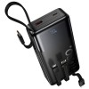 Портативний ЗП Power Bank Hoco J156A Founder 22.5W+PD20W with 4 cables 20000 mAh Black