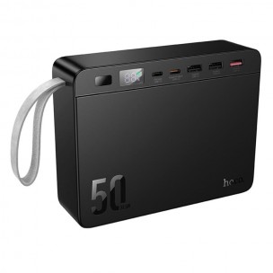 Портативний ЗП Power Bank Hoco J166 Carretera 22.5W+PD20W+lighting 50000 mAh Black Портативний ЗП Power Bank Hoco J166 Carretera 22.5W+PD20W+lighting 50000 mAh Black