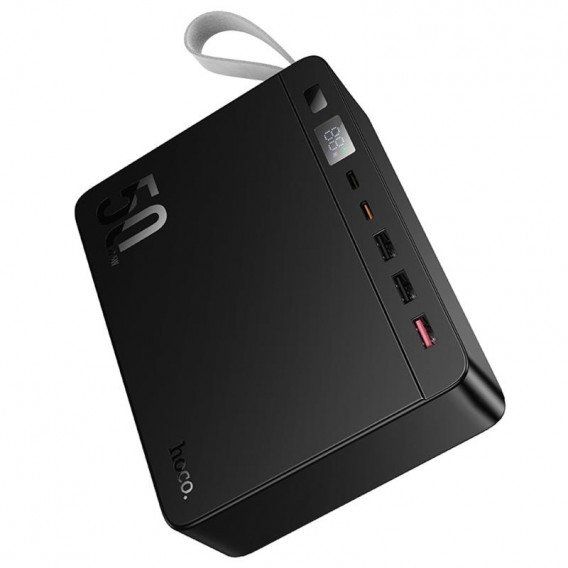 Портативний ЗП Power Bank Hoco J166 Carretera 22.5W+PD20W+lighting 50000 mAh Black