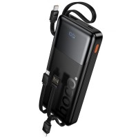 Портативний ЗП Power Bank Hoco J156 Founder 22.5W+PD20W with 4 cables 10000 mAh Black Портативний ЗП Power Bank Hoco J156 Founder 22.5W+PD20W with 4 cables 10000 mAh Black