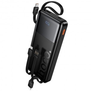 Портативний ЗП Power Bank Hoco J156 Founder 22.5W+PD20W with 4 cables 10000 mAh Black Портативний ЗП Power Bank Hoco J156 Founder 22.5W+PD20W with 4 cables 10000 mAh Black