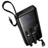 Портативний ЗП Power Bank Hoco J156 Founder 22.5W+PD20W with 4 cables 10000 mAh Black
