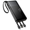 Портативний ЗП Power Bank Hoco J156 Founder 22.5W+PD20W with 4 cables 10000 mAh Black