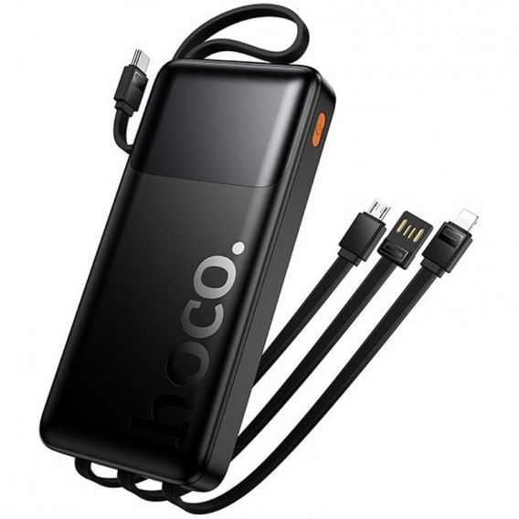 Портативний ЗП Power Bank Hoco J156 Founder 22.5W+PD20W with 4 cables 10000 mAh Black Портативний ЗП Power Bank Hoco J156 Founder 22.5W+PD20W with 4 cables 10000 mAh Black