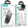 Портативний ЗП Power Bank Hoco J156 Founder 22.5W+PD20W with 4 cables 10000 mAh Black