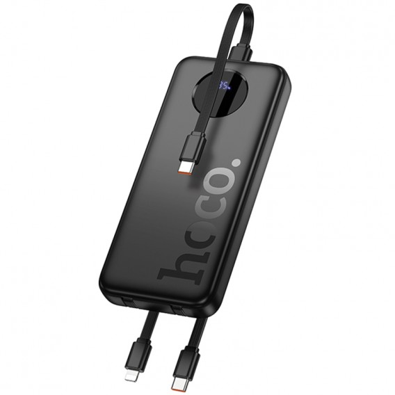 Портативний ЗП Power Bank Hoco J132 Sabio 22.5W+PD20W with 3 cables 10000 mAh Black