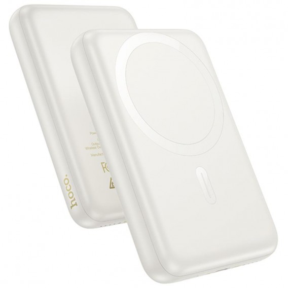 Портативное ЗУ Power Bank Hoco J141 Grace PD20W с БЗУ 10000 mAh Milky White