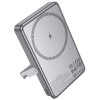 Портативний ЗП Power Bank Hoco Q36A Sunlight magnetic suction+holder PD20W з БЗП 10000 mAh Metal grey