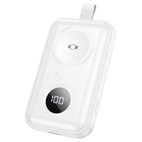 Портативний ЗП Power Bank Hoco J137 for Apple Watch 2.5W 2500 mAh White