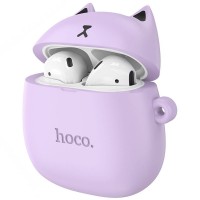 Бездротові TWS навушники Hoco EW45 Cat Case Lilac Cat Бездротові TWS навушники Hoco EW45 Cat Case Lilac Cat