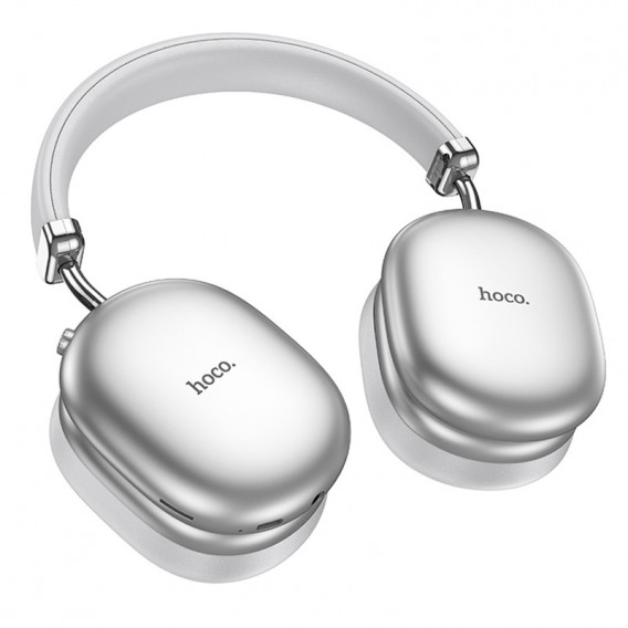 Накладні бездротові навушники Hoco W35 Max Auspicious ANC Silver Накладні бездротові навушники Hoco W35 Max Auspicious ANC Silver