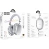 Накладні бездротові навушники Hoco W35 Max Auspicious ANC Silver