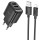 МЗП Hoco C141A Smart 2.1A (2USB-A) + кабель USB to Lightning Black