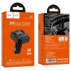 АЗП FM модулятор Hoco E87 Delta 35W (1USB-A/1C) Black