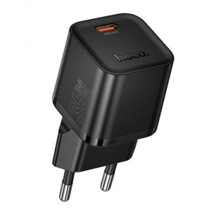 Мережевий зарядний пристрій Hoco N66 Ingenious USB-C 35 W, чорний
