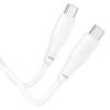Дата кабель Hoco X93 Force Type-C to Type-C 100W (2m) White