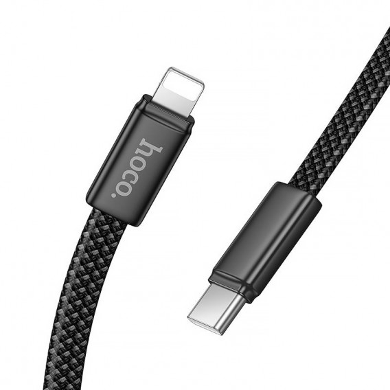 Дата кабель Hoco X125 Exceso Type-C to Lightning 30W (1m) Black Дата кабель Hoco X125 Exceso Type-C to Lightning 30W (1m) Black