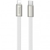 Дата кабель Hoco X125 Exceso Type-C to Lightning 30W (1m) White Дата кабель Hoco X125 Exceso Type-C to Lightning 30W (1m) White