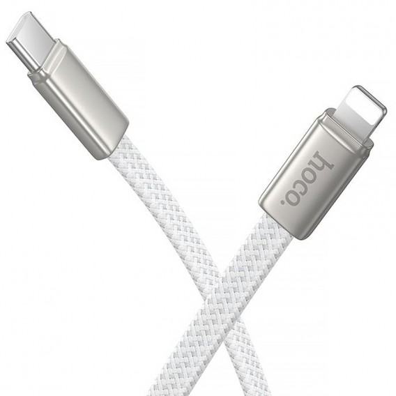 Дата кабель Hoco X125 Exceso Type-C to Lightning 30W (1m) White Дата кабель Hoco X125 Exceso Type-C to Lightning 30W (1m) White