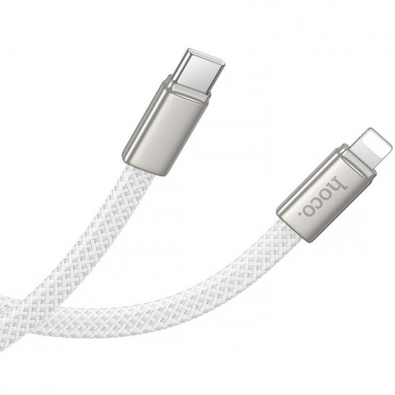 Дата кабель Hoco X125 Exceso Type-C to Lightning 30W (1m) White Дата кабель Hoco X125 Exceso Type-C to Lightning 30W (1m) White