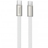 Дата кабель Hoco X125 Exceso Type-C to Type-C 60W (1m) White