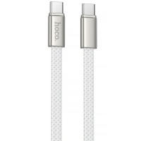 Дата кабель Hoco X125 Exceso Type-C to Type-C 60W (1m) White