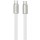 Дата кабель Hoco X125 Exceso Type-C to Type-C 60W (1m) White