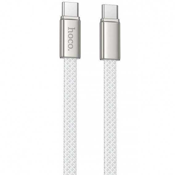 Дата кабель Hoco X125 Exceso Type-C to Type-C 60W (1m) White
