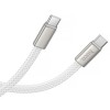 Дата кабель Hoco X125 Exceso Type-C to Type-C 60W (1m) White