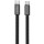Дата кабель Hoco X125 Exceso Type-C to Type-C 60W (1m) Black