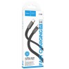 Дата кабель Hoco X125 Exceso Type-C to Type-C 60W (1m) Black
