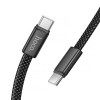 Дата кабель Hoco X125 Exceso Type-C to Type-C 60W (1m) Black