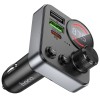 АЗП FM модулятор Hoco E86 Alegria PD30W+QC3.0 48W (2USB-A/1C) Black