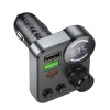 АЗП FM модулятор Hoco E86 Alegria PD30W+QC3.0 48W (2USB-A/1C) Black