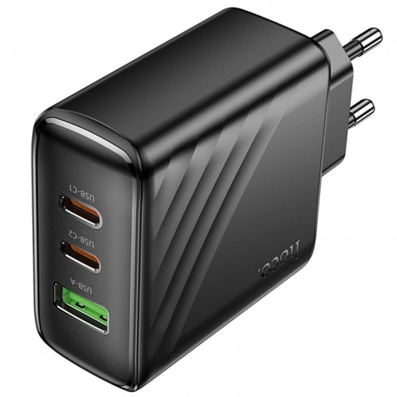 МЗП Hoco CS26A Article PD45W (1USB-A/2C) Black