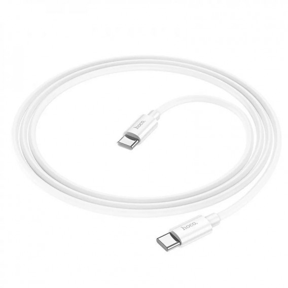 Дата кабель Hoco X87 Magic Type-C to Type-C PD 60W (1m) White Дата кабель Hoco X87 Magic Type-C to Type-C PD 60W (1m) White