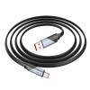 Дата кабель Hoco U119 Machine charging data USB to Type-C 5A (1.2m) Black
