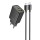 МЗП Hoco N63 Gentle PD30W+QC3.0 (1USB-A/1C) + кабель Type-C to Type-C Black