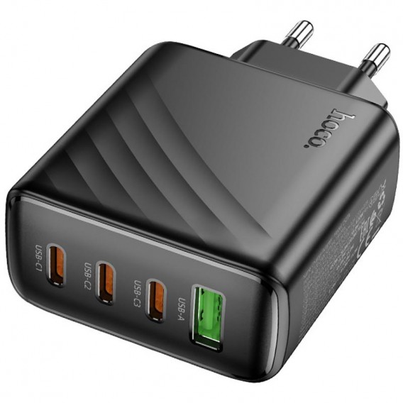 МЗП Hoco CS27A Supply PD67W+QC3.0 (1USB-A/3C) Black