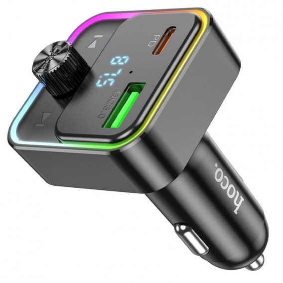 АЗП FM модулятор Hoco E81 Fantasy PD30W+QC3.0 (1USB-A/1C) Black АЗП FM модулятор Hoco E81 Fantasy PD30W+QC3.0 (1USB-A/1C) Black
