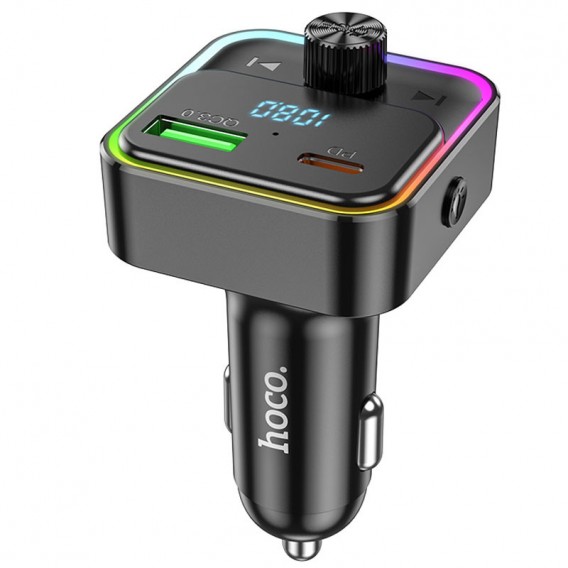 АЗП FM модулятор Hoco E81 Fantasy PD30W+QC3.0 (1USB-A/1C) Black АЗП FM модулятор Hoco E81 Fantasy PD30W+QC3.0 (1USB-A/1C) Black