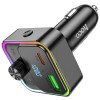 АЗП FM модулятор Hoco E81 Fantasy PD30W+QC3.0 (1USB-A/1C) Black