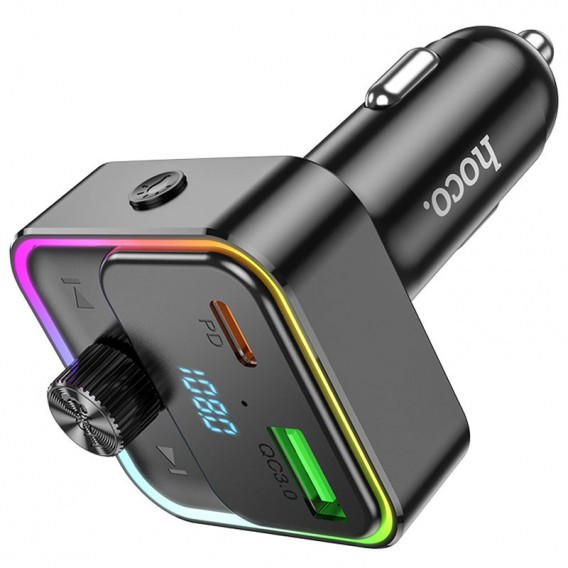 АЗП FM модулятор Hoco E81 Fantasy PD30W+QC3.0 (1USB-A/1C) Black АЗП FM модулятор Hoco E81 Fantasy PD30W+QC3.0 (1USB-A/1C) Black
