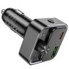 АЗП FM модулятор Hoco E81 Fantasy PD30W+QC3.0 (1USB-A/1C) Black